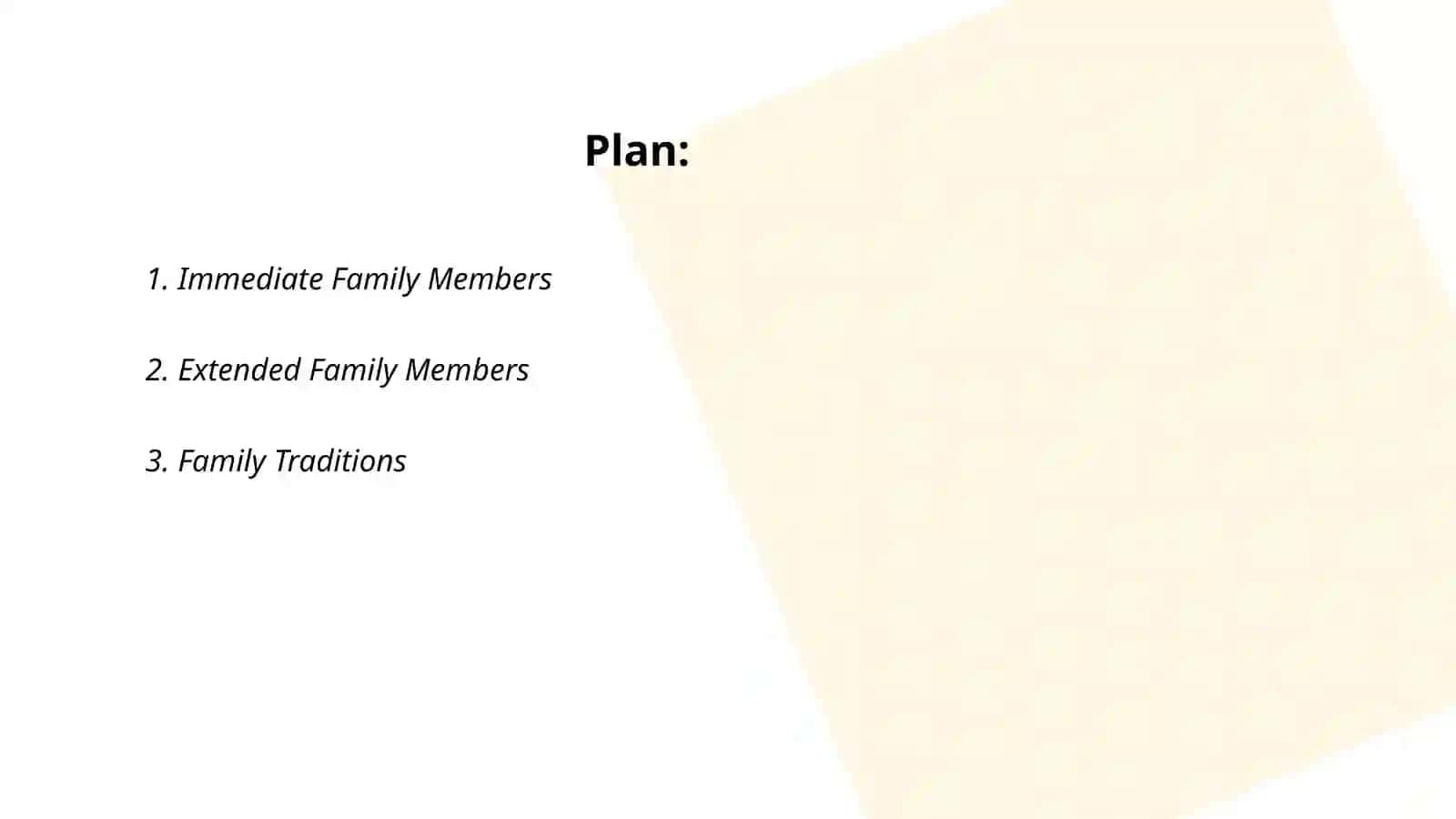 Immediate Family Members 2