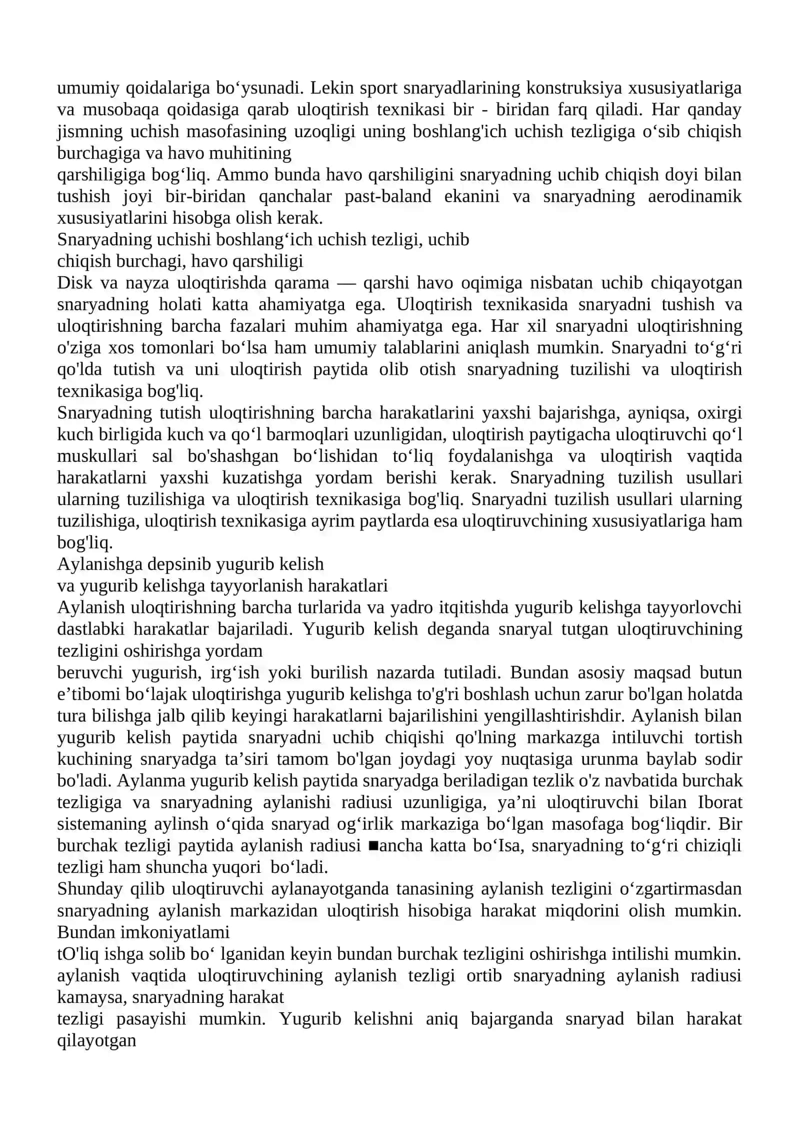ULOQTIRISH TURLARINING TEXNIKASI ASOSLARI 2