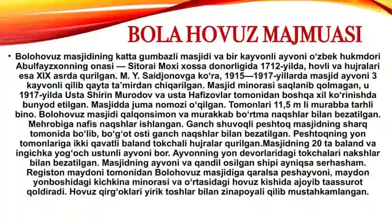 Bolo Hovuz Masjidi 2