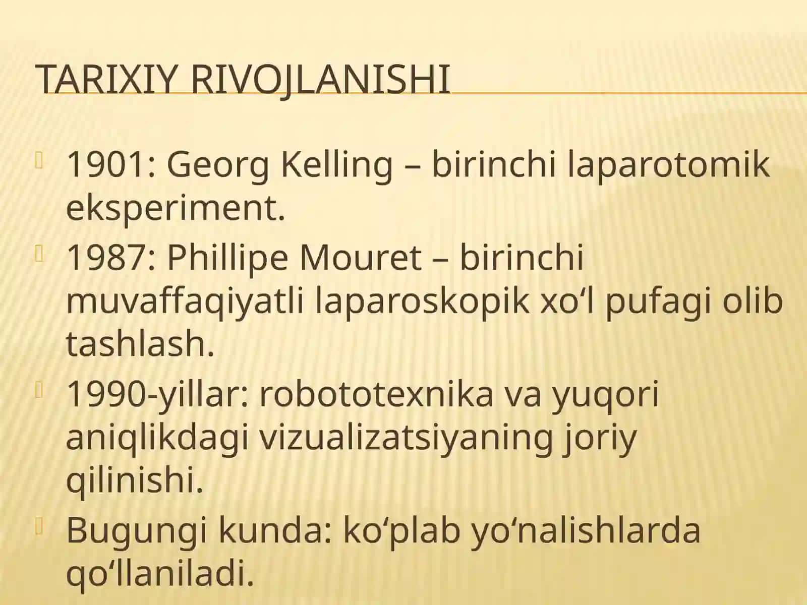 Kaminativ (minimal invaziv) jarrohlik 2