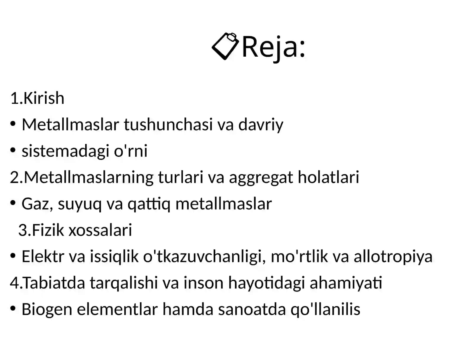 Metallmaslar haqida Umumiy tushuncha 2