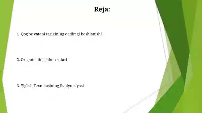 Origami sajatining kelib chiqish tarixi 2