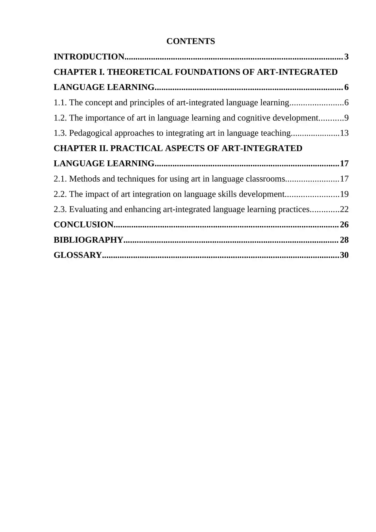 Course Paper on Art-integrated Language Learning 2