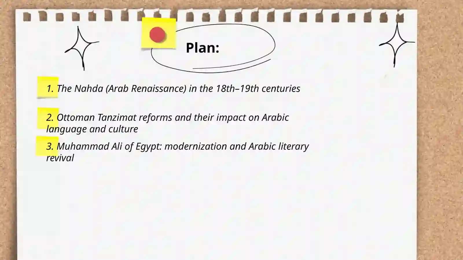 Modern Arabic 19 -18 the century 2