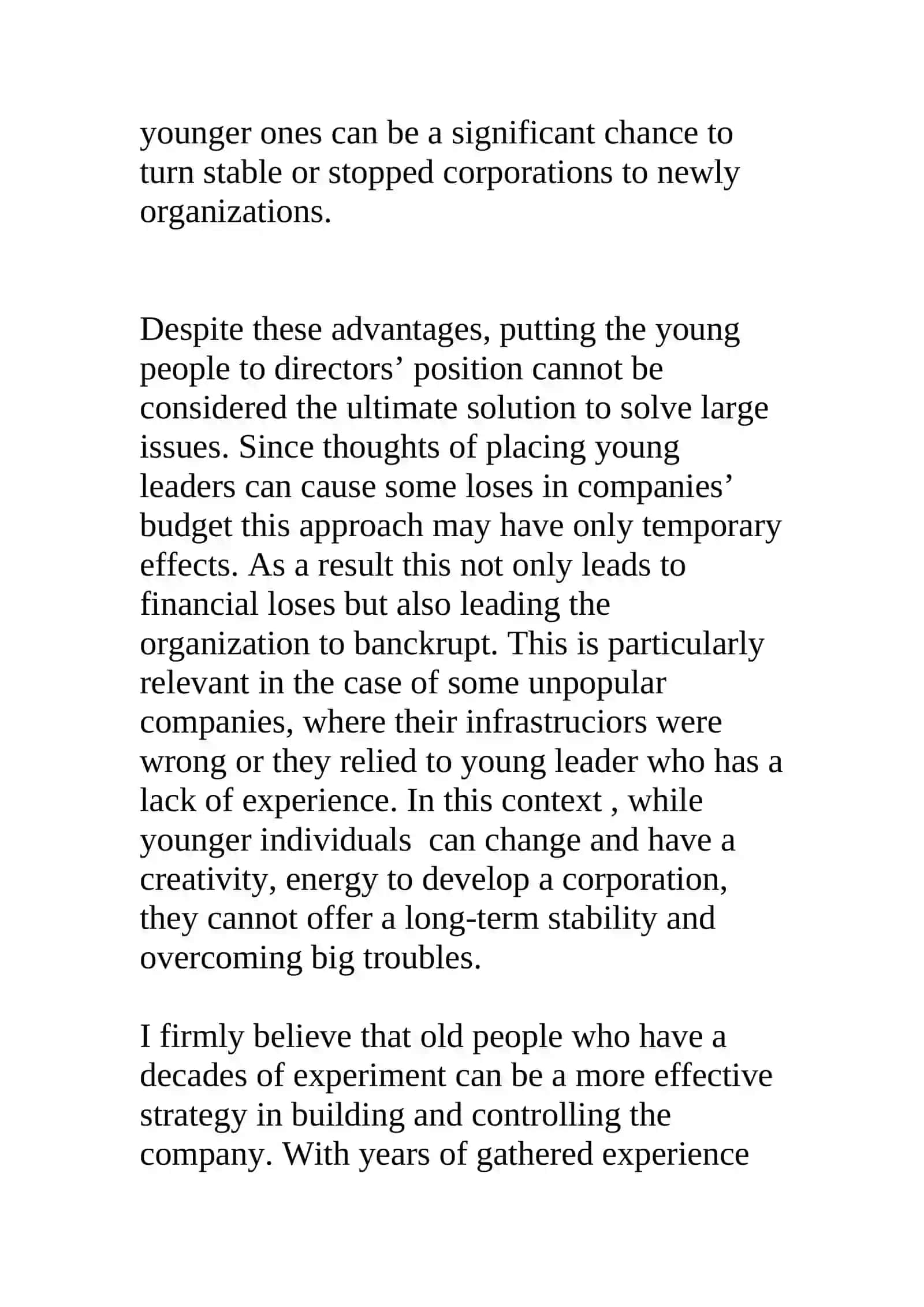 Young Leaders vs Older Leaders 2