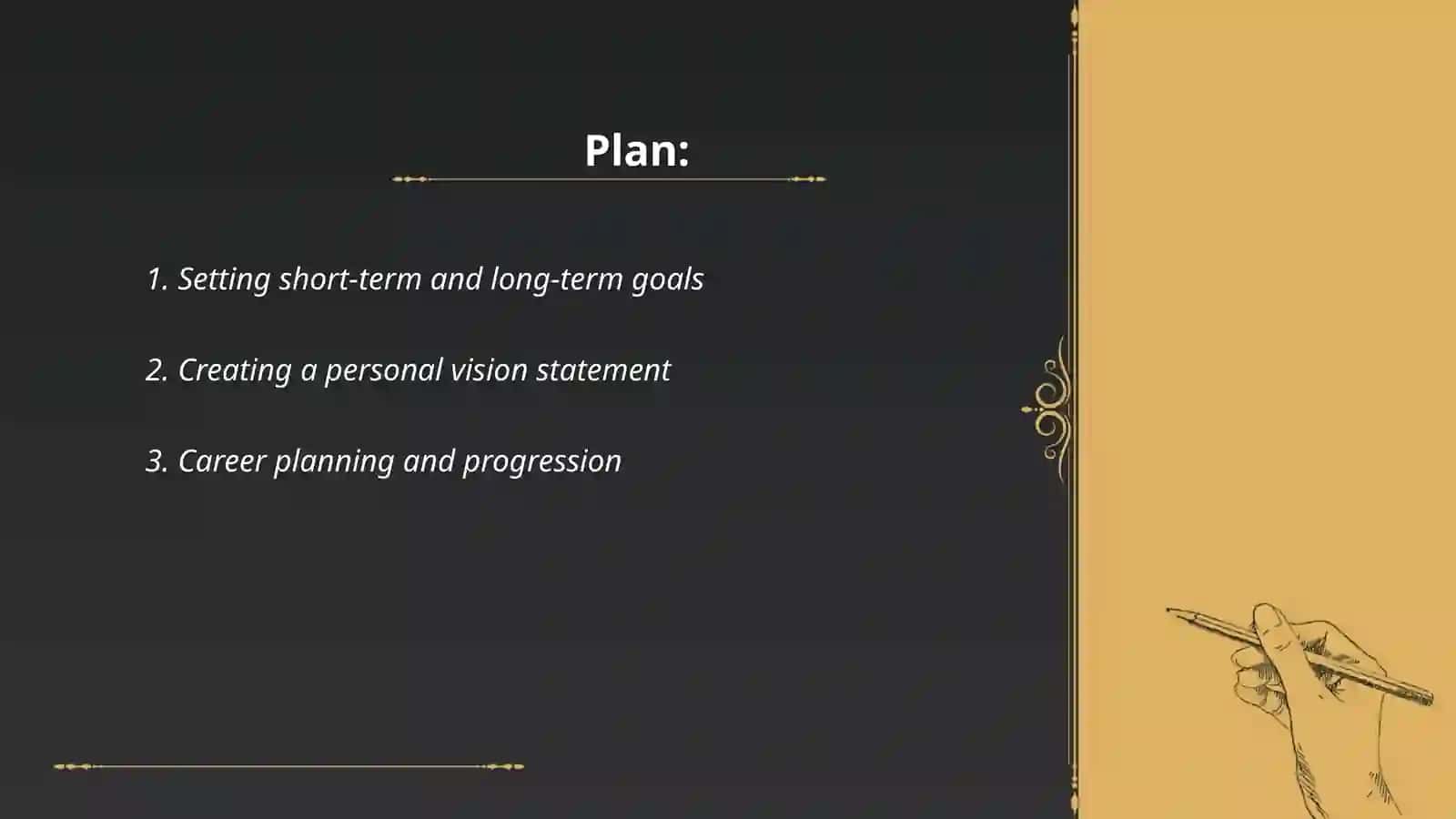 Planning about your future 2