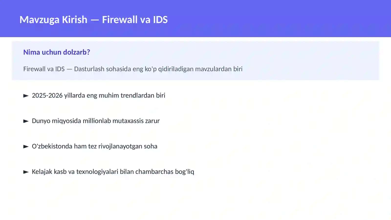 Firewall va IDS 2