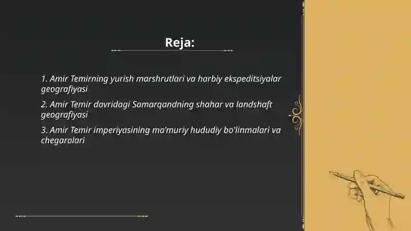 Amir Temir tarixiy geografiyasi 2