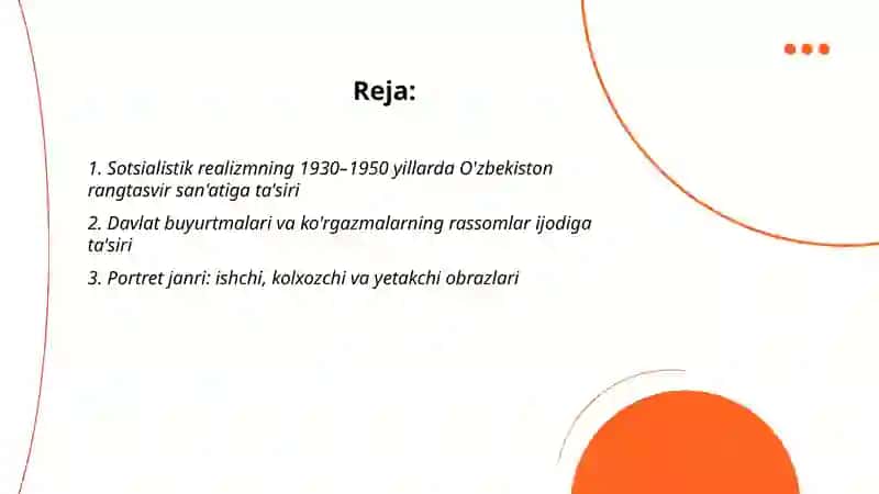 1930-1950 yillarda O'zbekiston rangtasvir san'ati 2