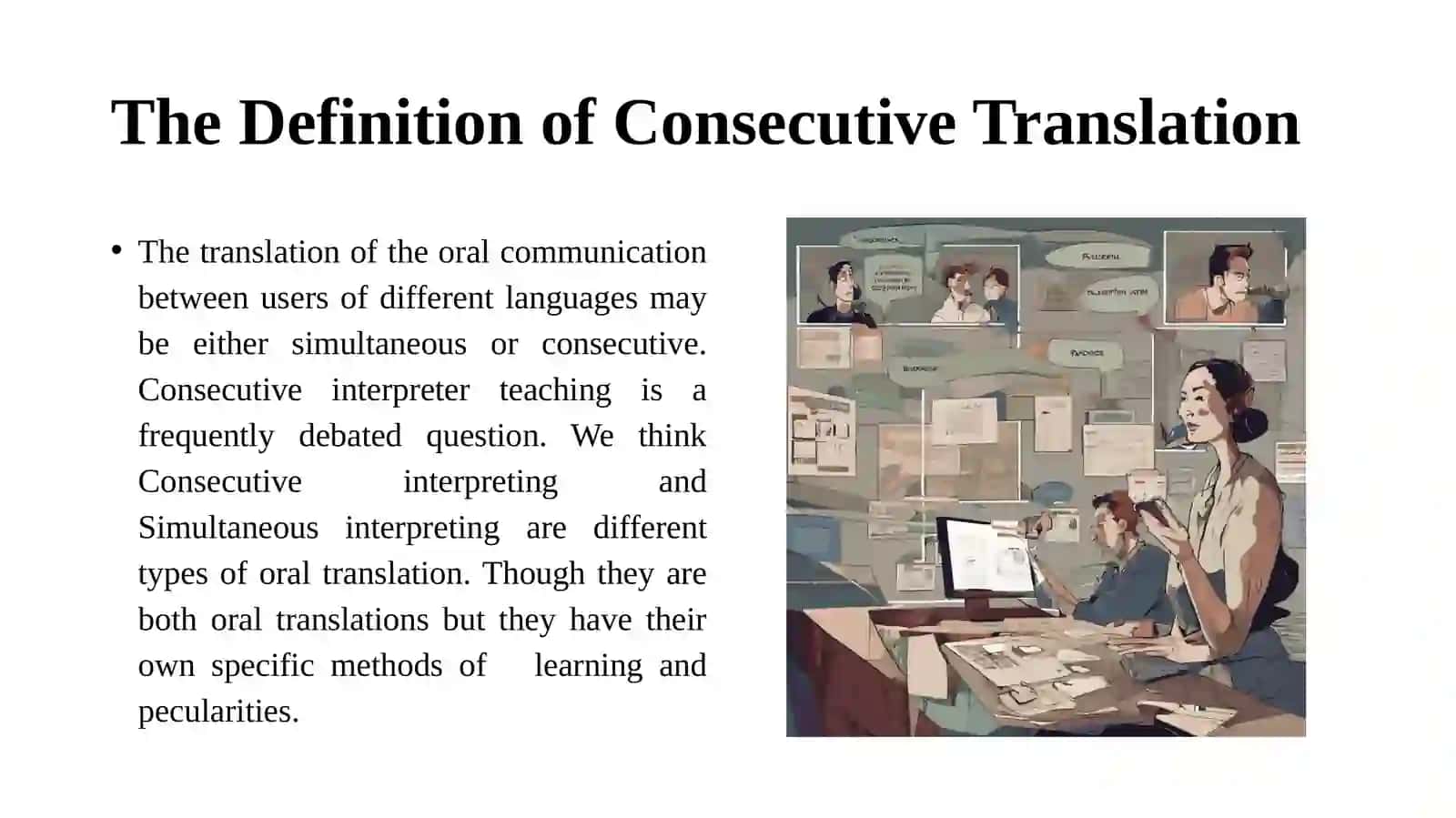 CONSECUTIVE TRANSLATION AND ITS PECULARITIES 2