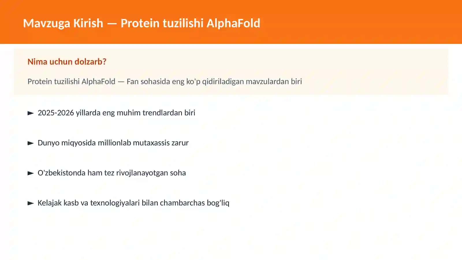 Protein tuzilishi AlphaFold 2
