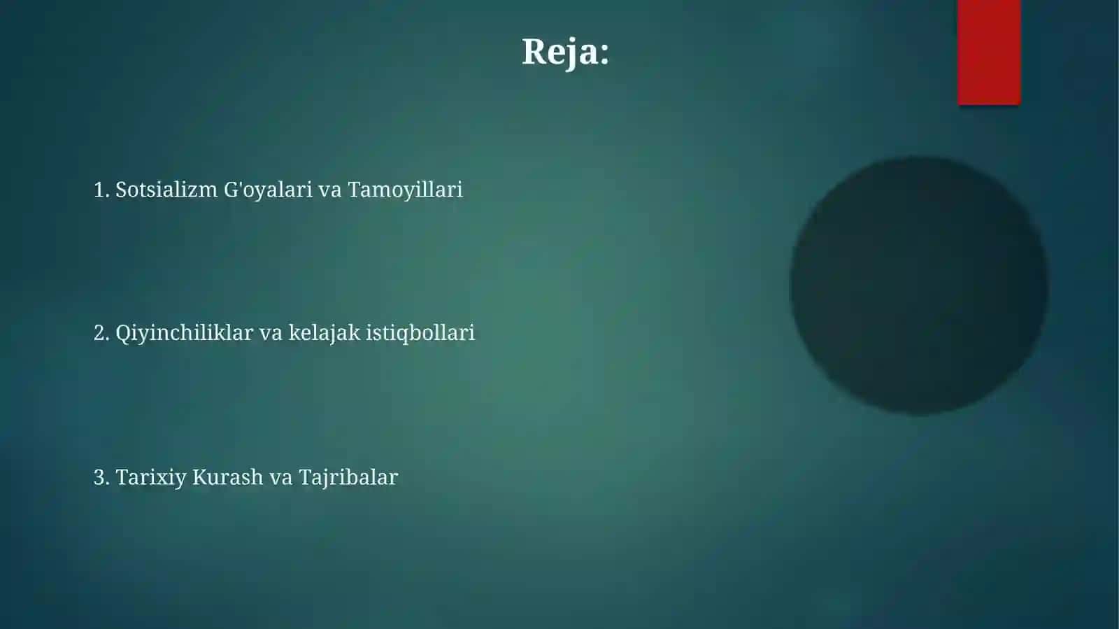 Bozor iqtisodiyotiga muholif sosialistik yo‘nalishning moxiyati va tarixiy taqdiri 2