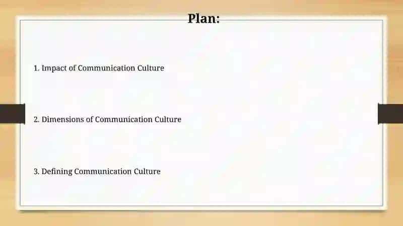 Communication Culture 2