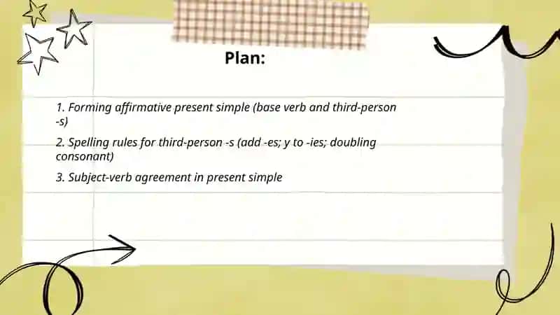 Present simple 2