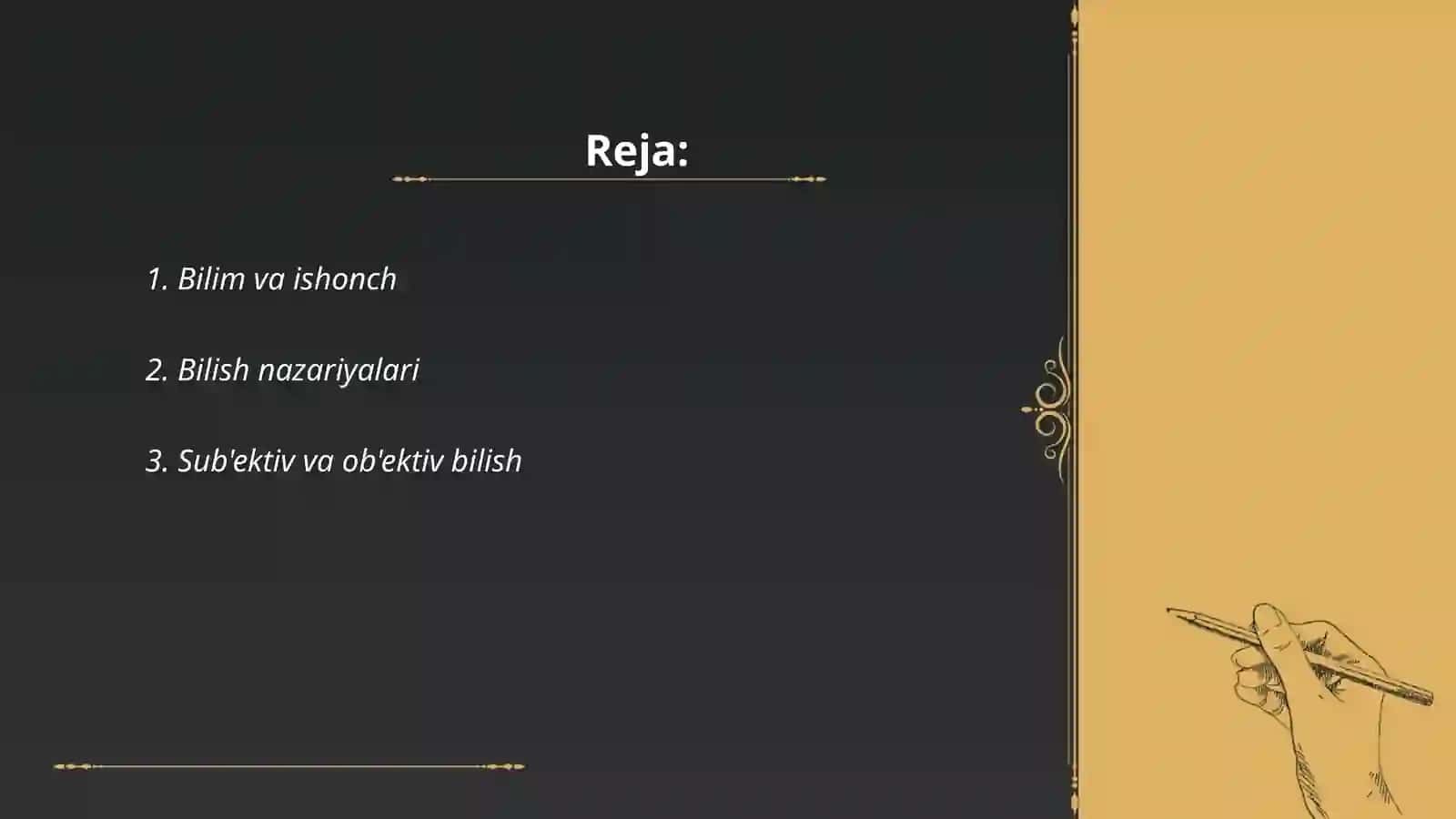 Bilim va ishonch 2