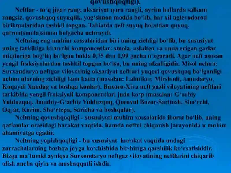 Neft turlari 2