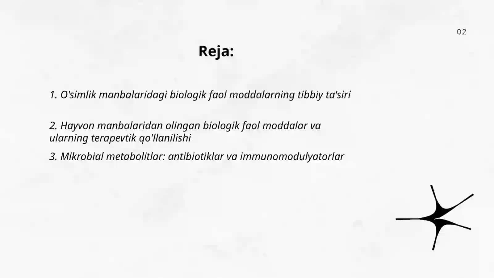 Biologik faol moddalar manbalari va tibbiy taʼsiri 2