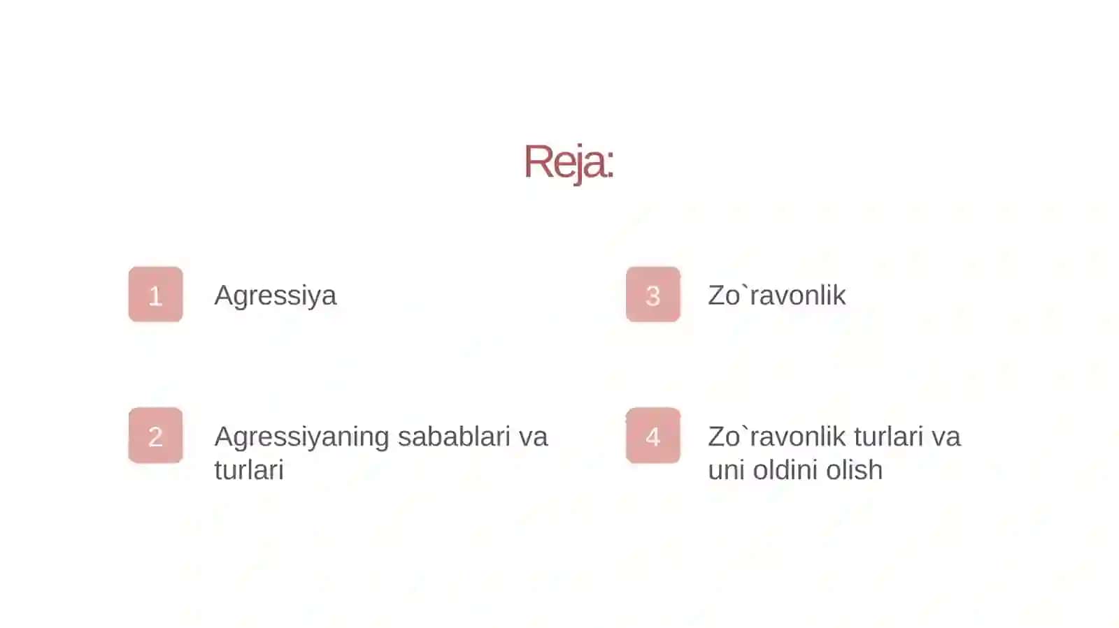 AGRESSIYA VA ZO‘RAVONLIK 2