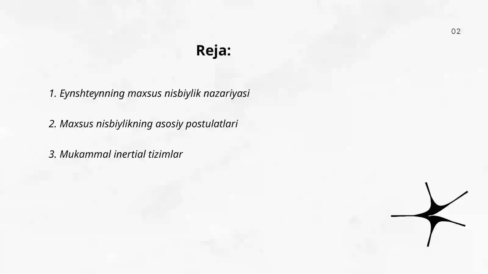 Eynshteyn postulatlari 2