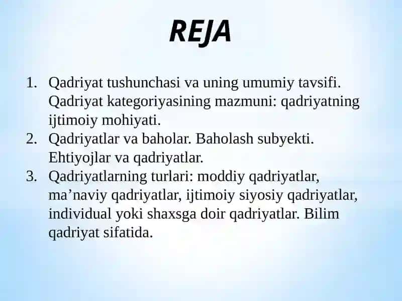 Qadriyatlarfalsafasi 2