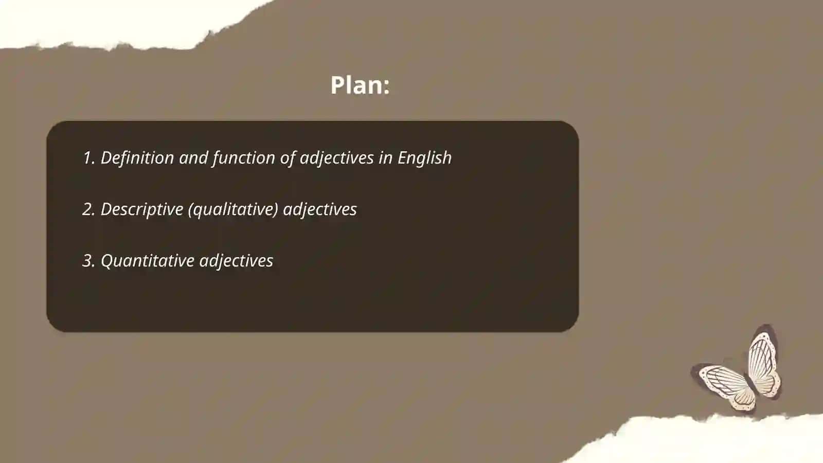 Adjectives 2