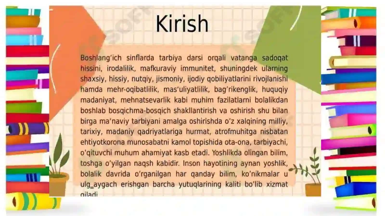 Pedagogika Fanidan Tarbiya Darslar 2