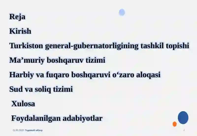 Turkiston general-gubernatorligi ma’muriy boshqaruv 2