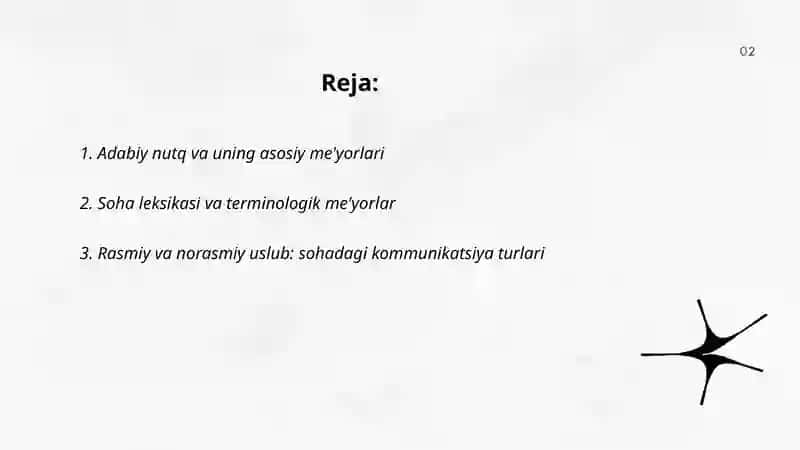 Nutq va adabiy me'yor 2