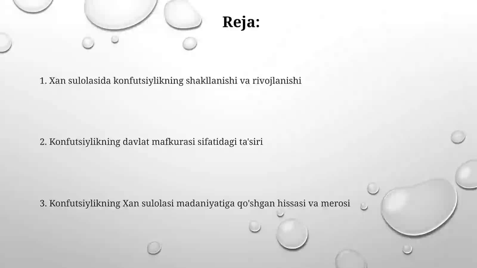 Xan sulolasida konfutsiychilik mafkurasi 2