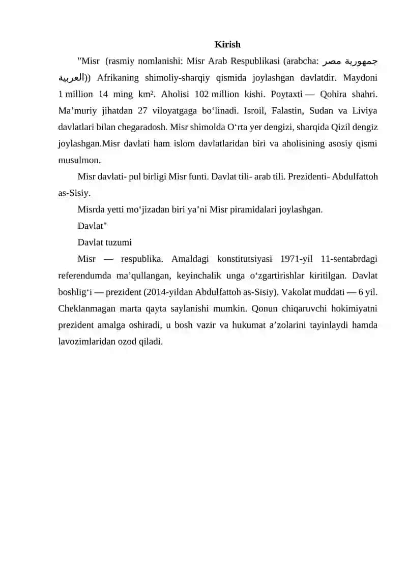 Misr Arab Respublikasi 2