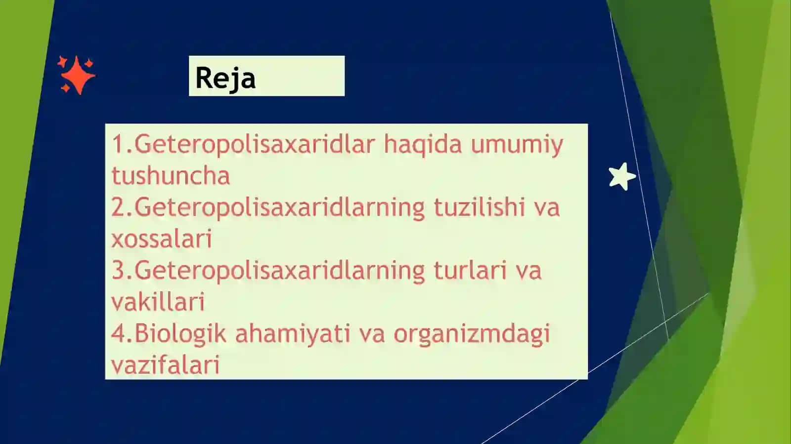Geteropolisaxaridlar 2