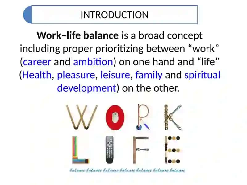 Work life balance 2