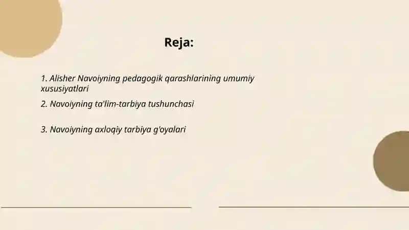 Alisher Navoiyning pedagogik qarashlari 2