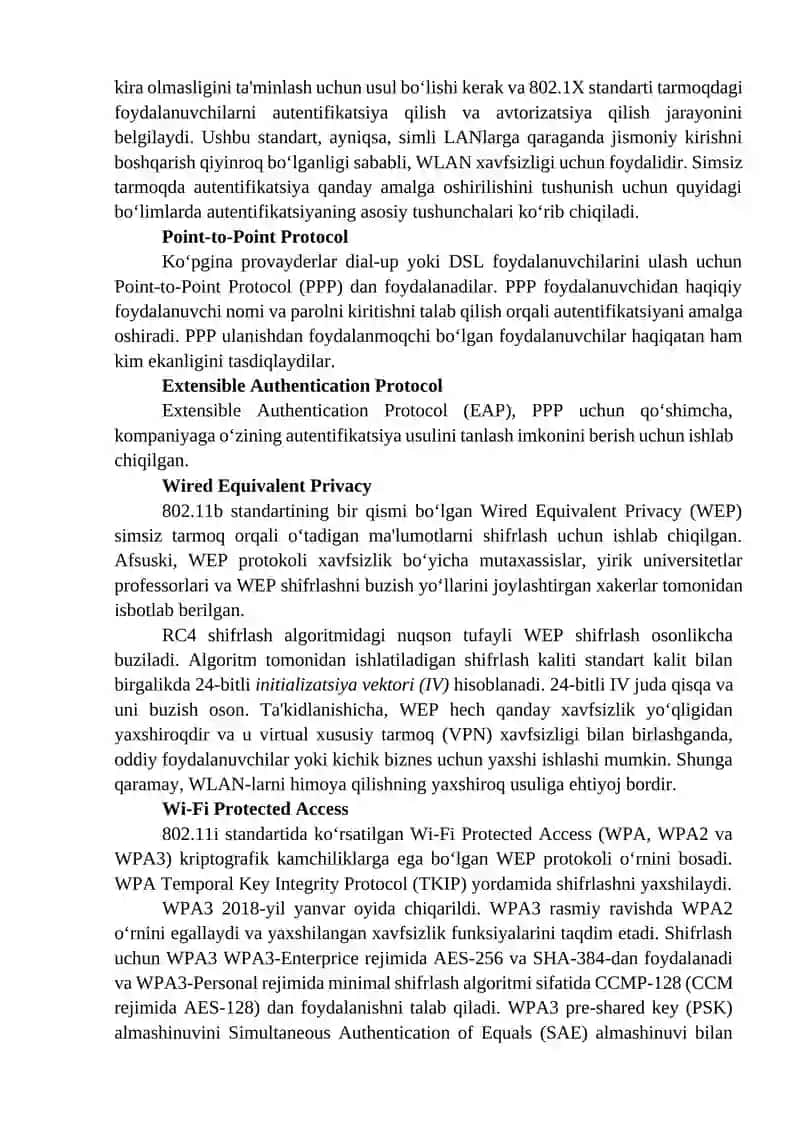 Practical work - Organizing and executing wireless network attacks 2