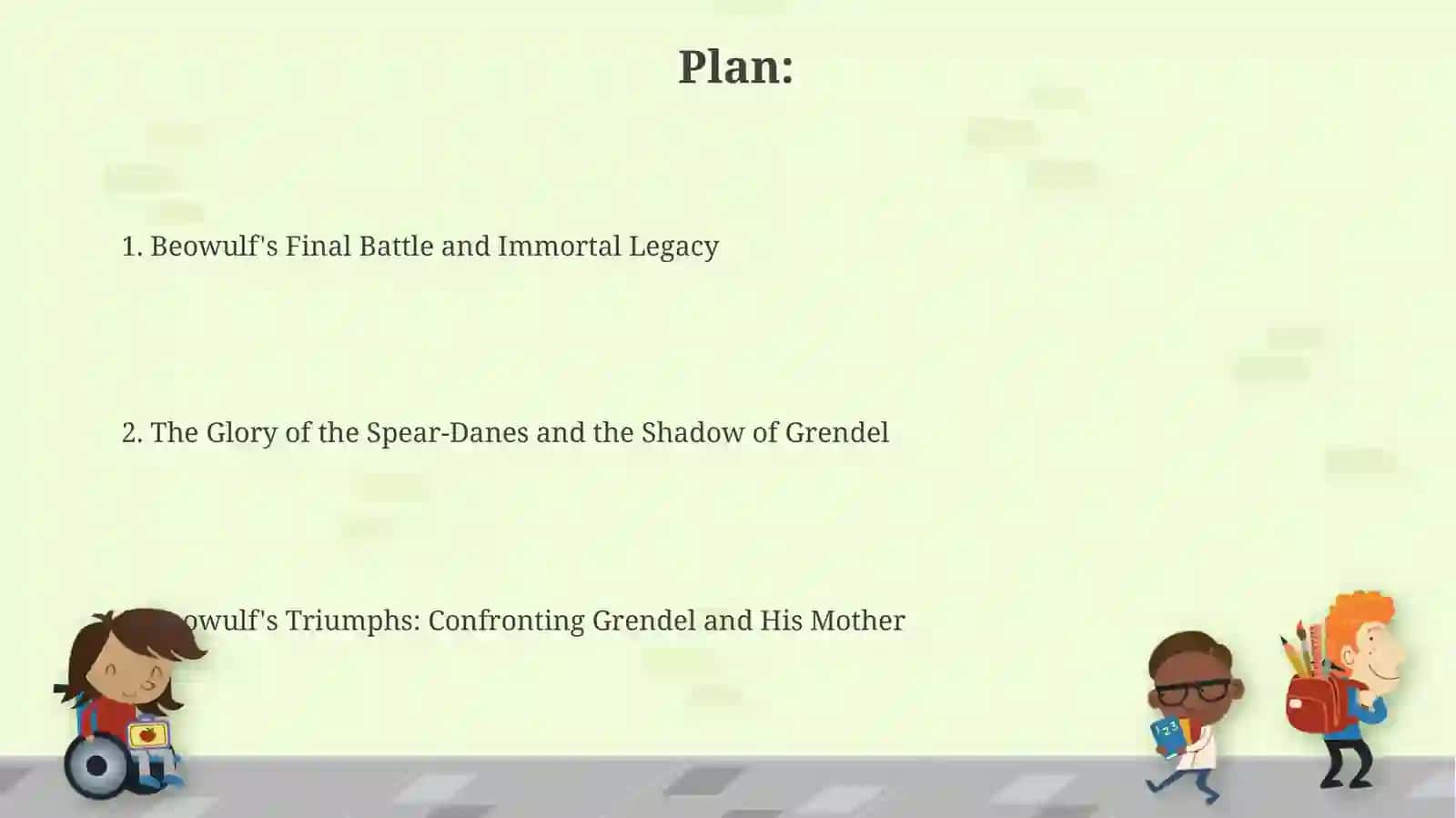 Epic poem Beowulf 2