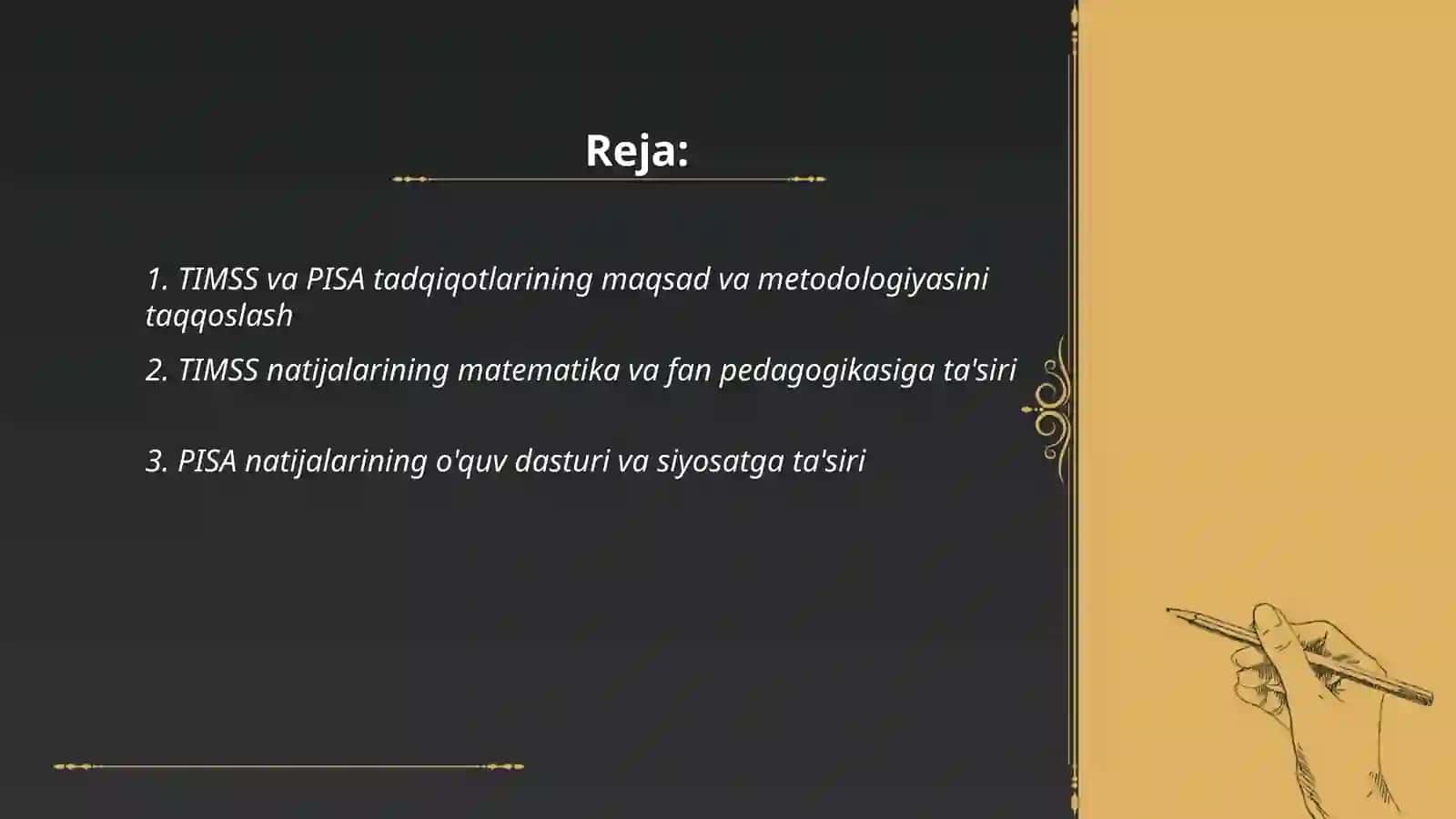 TIMSS tadqiqoti PISA tadqiqoti EGMA EGRA STEAM tahlili STEAM va STAM farqi 2