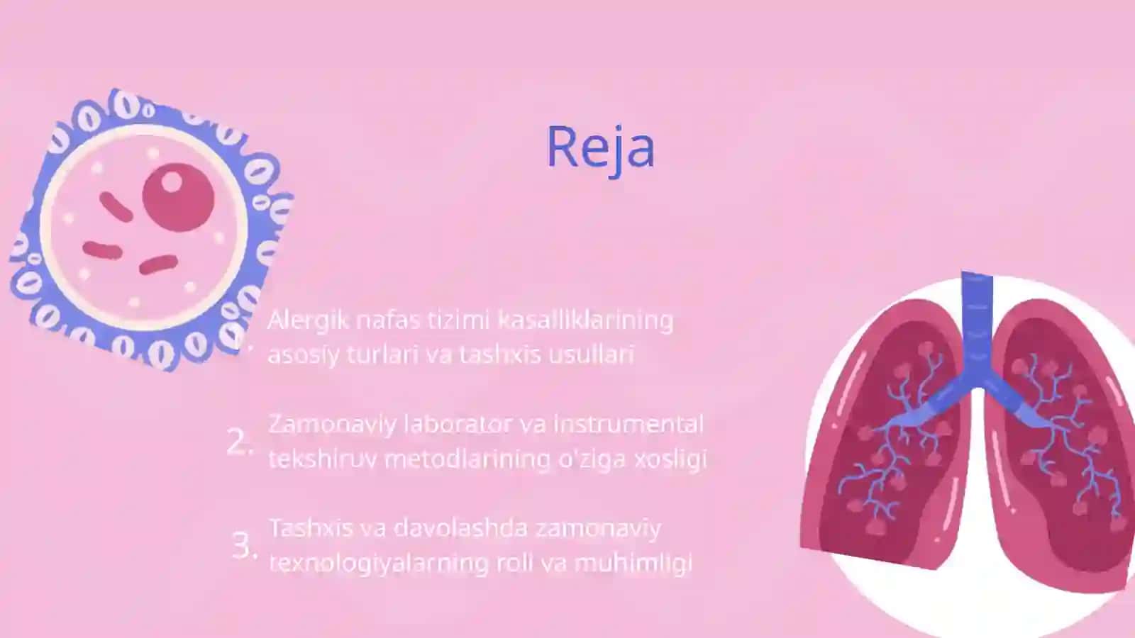 Nafas tizimi alergik kasallikllari zamonaviy labarator va instrumental tekshiruv usullari 2