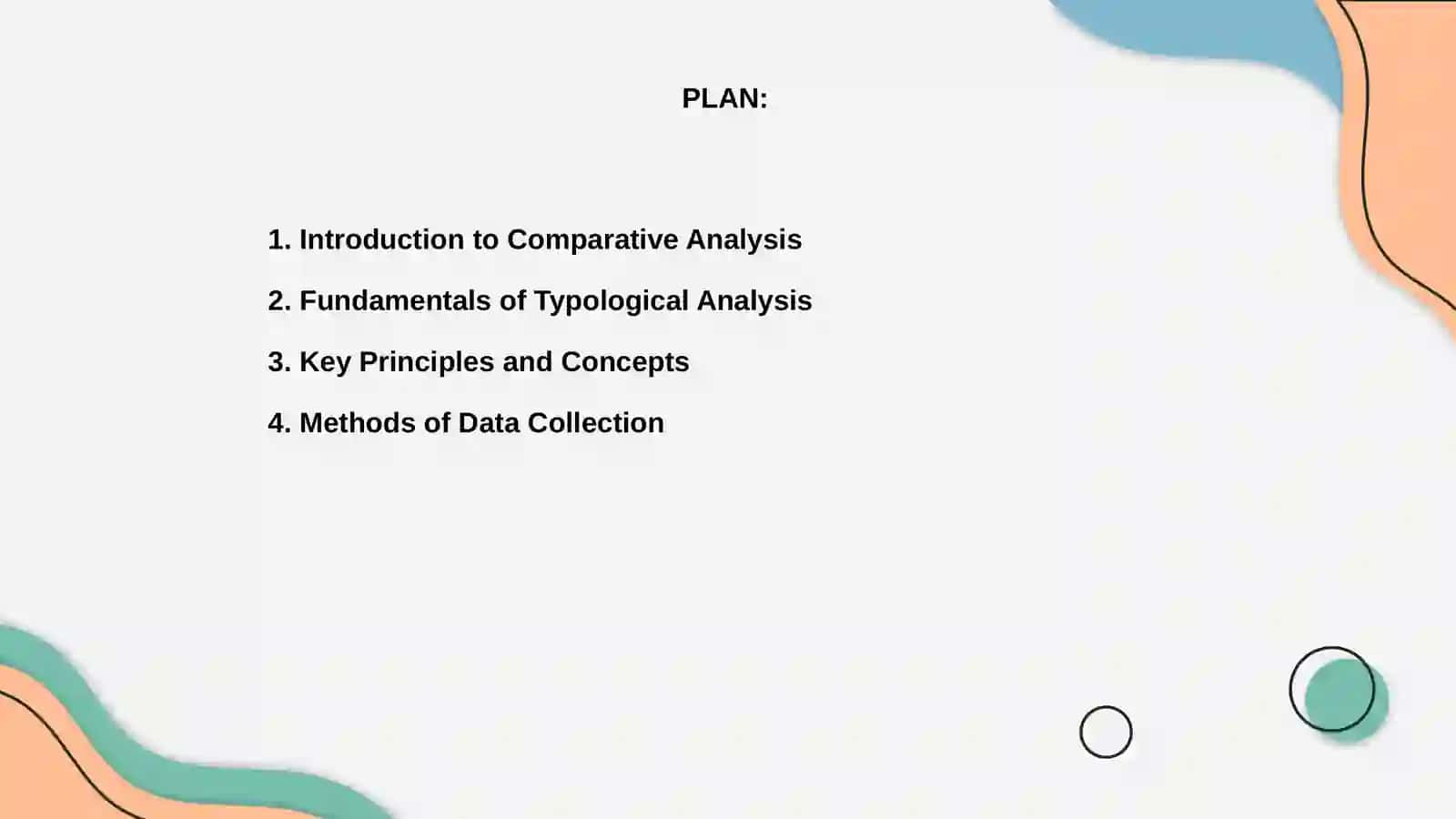 Principles and Methods of Comparative and Typological Analysis 2