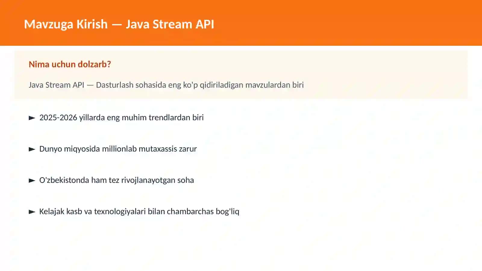 Java Stream API 2
