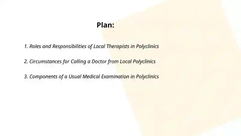 "Local Polyclinics" 2