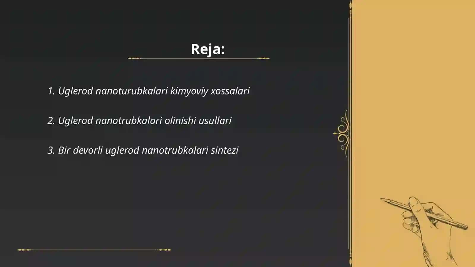 Uglerod nanotrubkalari va boshqalar 2