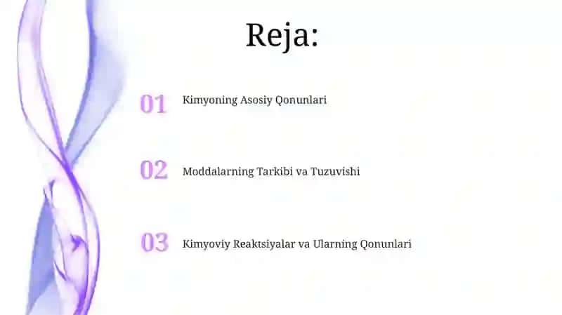Kimyoning Asosiy Qonunlari 2