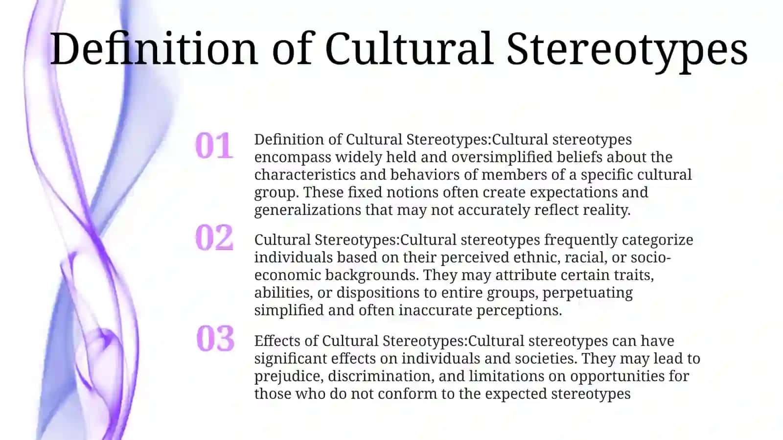 Cultural Stereotypes 2