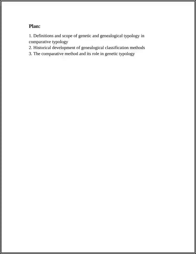 Genetic and Genealogical Typology in Comparative Typology 2