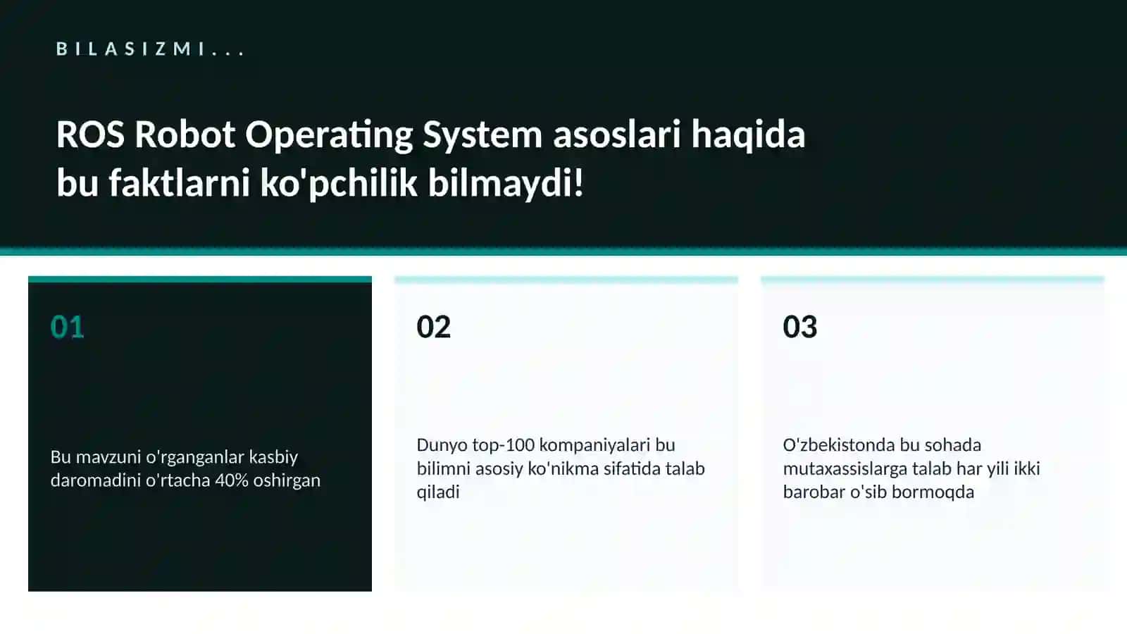 ROS Robot Operating System asoslari 2