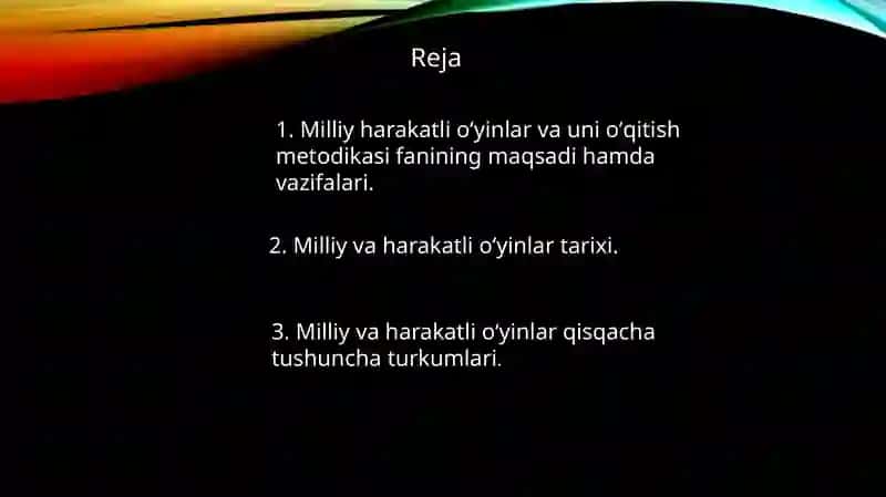 Milliy harakatli oʻyinlar 2