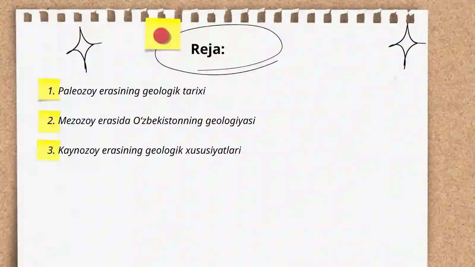Oʻzbekistonning geologik tuzilishi 2