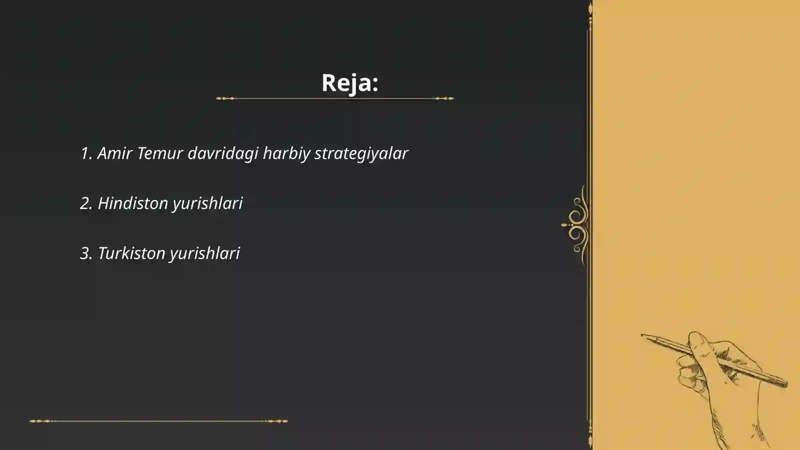 Amir Temurning harbiy yurishlari 2