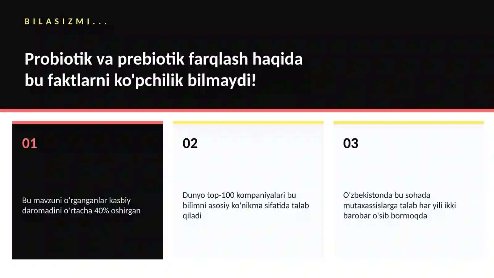 Probiotik va prebiotik farqlash 2