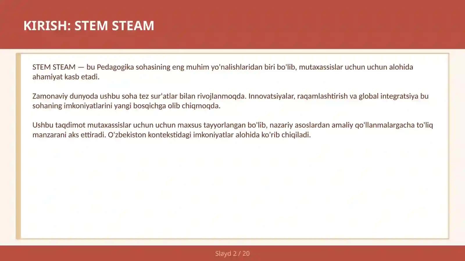STEM STEAM 2